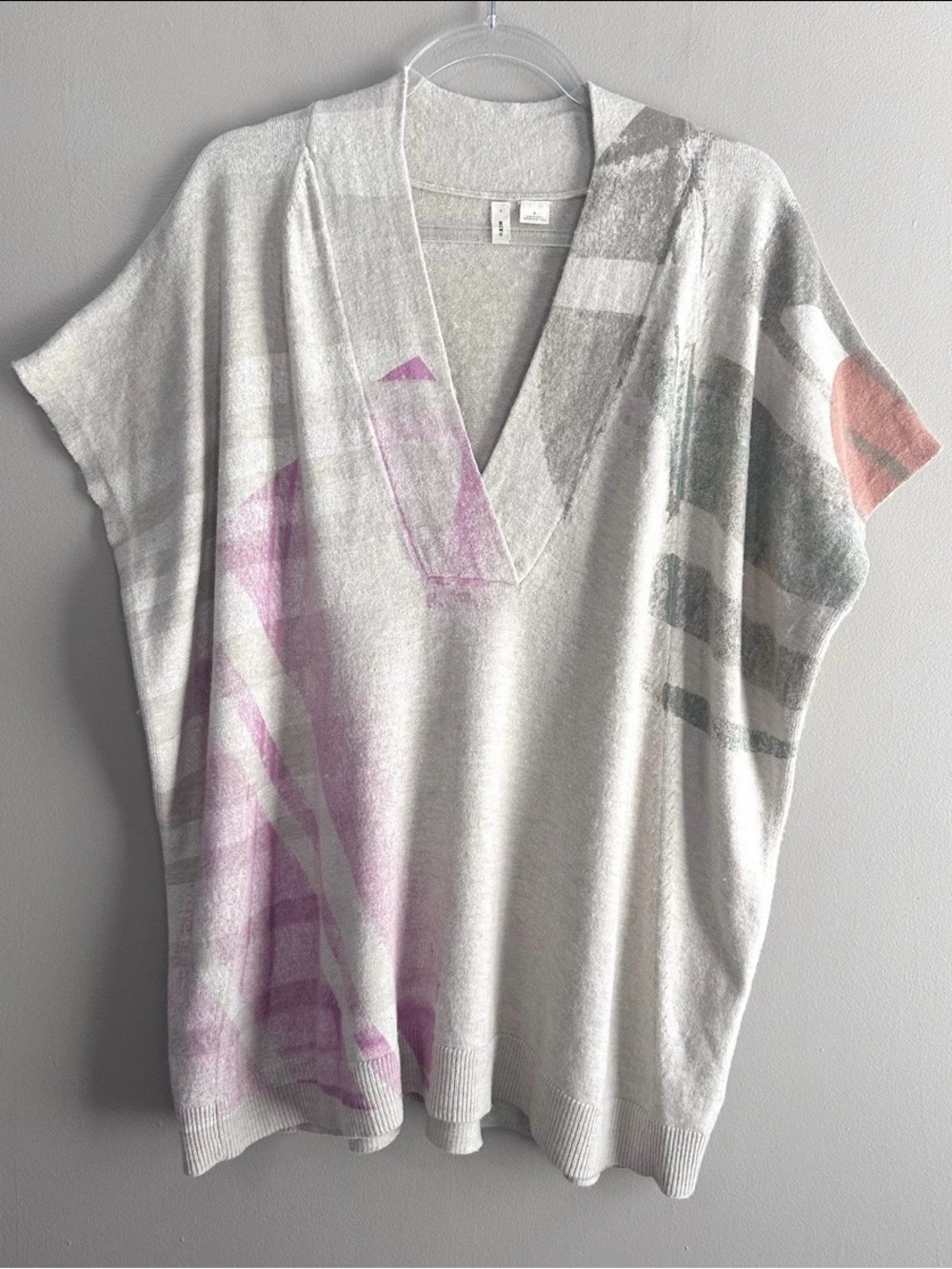 MOTH Anthropologie Los Pocitas Relaxed Oversized Poncho Sweater Womens Small
